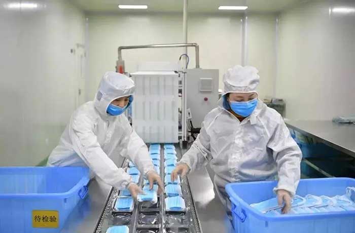一次性口罩車(chē)間