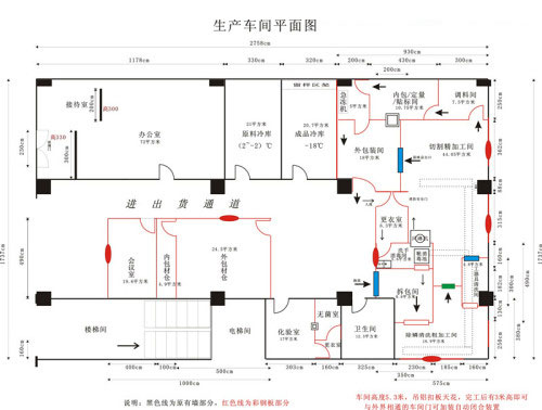 食品廠車間規劃圖